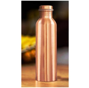 Meilleure vente bouteille de laque de cuivre pur en cuivre gravé et design antique sans joint laque de cuivre pur martelée à l'artisanat - Product Image 1