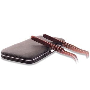 แหนบต่อขนตาแบบปรับแรงต้านได้ ป้องกันการบาดเจ็บที่มือ ให้การควบคุมที่ดีขึ้น พร้อมกล่องแม่เหล็ก - Product Image 2