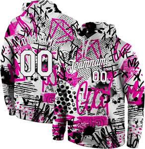 Sweat à capuche personnalisé pour hommes, sports d'équipe, pantalons de survêtement en spandex 100% polyester de haute qualité, sweats à capuche imprimés par sublimation, vente en gros - Product Image 1