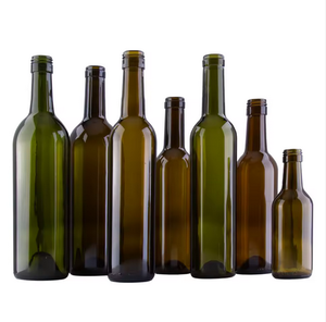 Botella de Vidrio Esmerilado de 750 ml, Forma Cilíndrica, con Tapón de Corcho, para Vino, Whisky, Tequila, Brandy, Suministro al por Mayor - Product Image 6