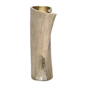 Modern Elegant Decorative Metal Flower <b>Vase</b> for Dining Setup End Trend Handmade Metal <b>Vase</b> Plated Metal Flower <b>Vase</b> Zahid Export - Product Image 2