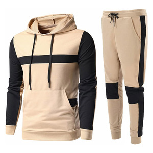 Top clásico personalizado hombres chándal tela suave 200-400 GSM pulóver sudadera Conjunto personalizado bordado Logo majestuoso chándal - Product Image 2