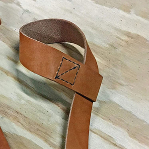 Sangles de musculation en cuir à prix abordable, impression de logo personnalisée, sangles de musculation en cuir de haute qualité - Product Image 4