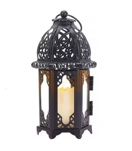 Linterna colgante de estilo marroquí de hierro de alta calidad de estilo Vintage, linterna de forma atractiva, decoración de fiestas de inauguración de la casa - Product Image 3