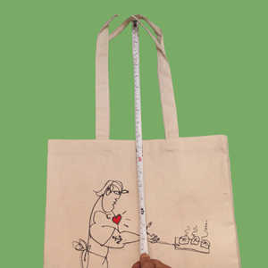 กระเป๋าผ้าฝ้ายออกแบบตามสั่งเป็นมิตรต่อสิ่งแวดล้อมและทนทาน - Product Image 4