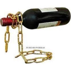 ที่วางขวดไวน์ทำจากโลหะชุบทองมีลวดลายสวยงามมาพร้อมขาตั้งในราคาไม่แพง - Product Image 4