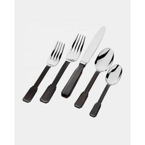 Venta caliente Cubiertos Extremo grueso Medio retráctil Diseño increíble Mango Acero inoxidable Royal Gold Plated Cubiertos Cuchara y tenedor Set - Product Image 2