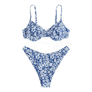 Nouveau maillot de bain pour femmes tendance bikini dos nu à haute élasticité ensemble bikini de couleur personnalisée maillot de bain pour femmes maillot de bain pour femmes - Product Image 1