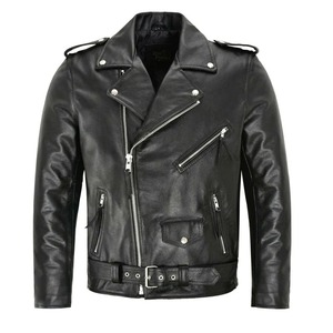 Precio al por mayor de moda de los hombres chaqueta de cuero de la PU de alta calidad de los hombres chaquetas de cuero - Product Image 6