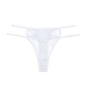 Braguitas de Encaje para Mujer OEM, Color Sólido, Transparentes, de Tiro Bajo, Ropa Interior - Product Image 2