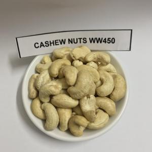 Noix de cajou biologiques d'origine vietnamienne W450 Snack brut produisant des noix de cajou avec emballage sous vide certifié ISO22000 - Product Image 1