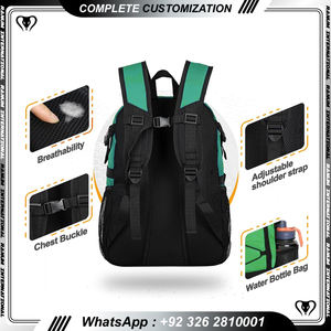 Sac à dos de sport décontracté léger de haute qualité avec fermeture à glissière pour les activités de plein air et le football-Vente en gros - Product Image 4