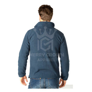 Alta calidad logotipo personalizado impresión hombres Stand Collar Top Trending invierno Polar Fleece chaqueta cremallera Casual chaqueta de invierno - Product Image 2