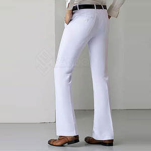Ropa, pantalones lavados para hombre, pantalones acampanados de secado rápido para hombre, pantalones acampanados transpirables sostenibles para hombre - Product Image 3