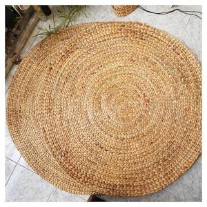 พรมงานฝีมือเวียดนาม ทำจากผักตบชวา ทอเป็นพรมปูพื้นสำหรับห้องนั่งเล่น ลายวงกลม ใช้เป็นพรมละหมาด ขายส่งจากเวียดนาม - Product Image 3