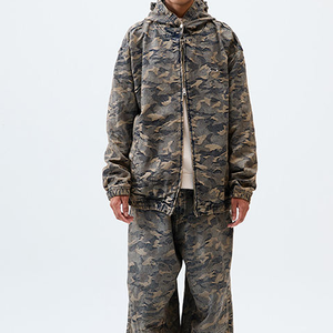 Sweat à capuche personnalisé META WEAR pour homme, hiver, poids lourd, 450 g, 100 % coton, respirant, hip-hop, poche, coupe régulière, brodé - Product Image 4