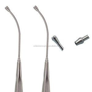 Tubo de Succión ENT de Acero Inoxidable, Aspirador Quirúrgico Manual Reutilizable, Instrumento Médico para Cirugía General, Hospital y Primeros Auxilios - Product Image 2