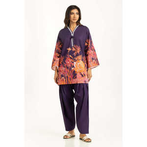 Ensemble coordonné imprimé croix bohème IPST-55033, 2 pièces en crêpe avec manches trois quarts, tailles XS à 3XL, pour printemps/été - Product Image 5