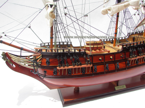 FRIESLAND <b>WOODEN</b> OLD SHIP <b>MODEL</b> / HANDICRAFT <b>MODEL</b> SHIP - Product Image 4