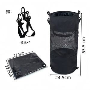 Contenedor de basura de malla con cordón y asa para camping al aire libre, barco de crucero, pesca, <span class=keywords><strong>kayak</strong></span> marino y almacenamiento de ropa - Product Image 2