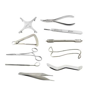 Ensemble d'instruments de chirurgie buccale en acier inoxydable de qualité supérieure, kit d'instruments de dissection, instruments de précision manuels pour la dentisterie - Product Image 2