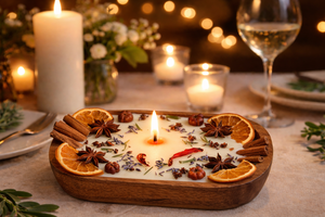 Bougie en bois dans un bol, bougie artisanale en bois, bougie en bois à la cire de soja, bol décoratif pour bougie, bougie en bois naturel - Product Image 5