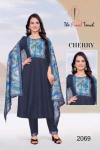 Premium qualité femmes romain soie Kurti pantalon Dupatta ensemble travail manuel complexe imprimer Style traditionnel nouveau Design direct indien - Product Image 4