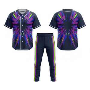 Uniforme de Béisbol Personalizado, Ropa de Equipo al por Mayor, Tejido Transpirable Sublimado - Product Image 3