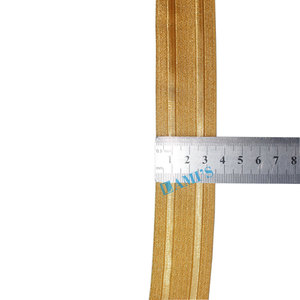 Trenzas y Cordones de Infantería al por Mayor, Adornos de Trenza Galón en Dorado para Uniformes Ceremoniales, en Colores y Tamaños Personalizados - Product Image 1