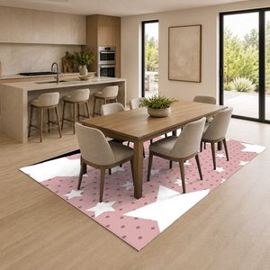 Tapis RUGS DEPOT LXDP-0491 – Tapis d'appoint multicolore neutre, style bohème tribal, imprimé numériquement, lavable en machine, en chenille, antidérapant – Vente en gros - Product Image 4