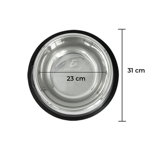 Ciotola Rotonda in Acciaio Inox per Animali Domestici, Design Antiscivolo con Funzione Anti-Perdita, Distributore Automatico di Cibo e Acqua - Product Image 4