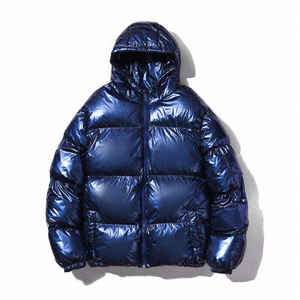2025 Men's Lightweight <b>Winter</b> Puffer Jacket High Quality Thin Woven Long <b>Coat</b> Best Promotional Fashion - Product Image 4