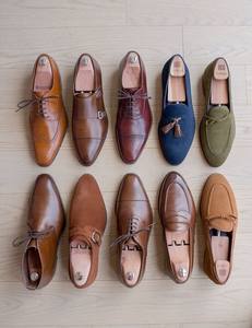 Zapatos Oxford Captoe de cuero de calidad de exportación, punta redonda, cómodos, usos diarios, reuniones de oficina, zapatos Oxford de negocios disponibles - Product Image 6