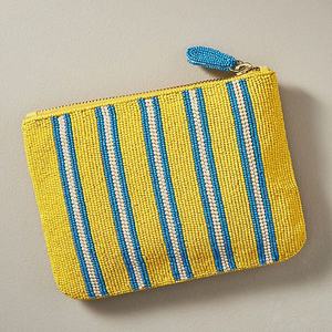 Haute qualité Cowboy perlé pochette multicolore fabriqué à la main Western Mini porte-monnaie fermeture à glissière toile accessoire de mode - Product Image 6