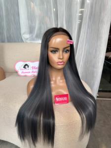 Venta al por mayor de alta calidad Pelucas de cabello virgen 100% Pelucas de cabello virgen vietnamita sin procesar HD con cierre de encaje - Product Image 2