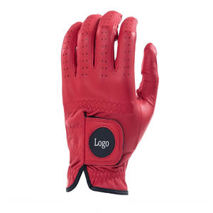 Los guantes de golf de cuero Cabretta para mano izquierda Premium más vendidos con logotipo personalizado de piel de oveja de calidad elegante Aplicabilidad deportiva - Product Image 4