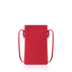 Sac à bandoulière pour téléphone en cuir véritable italien, cadre fin - PS683 - Product Image 4