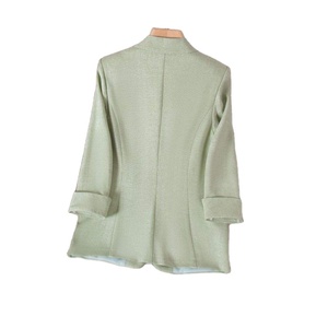 Nouvel arrivage pardessus croisé unisexe coupe ajustée costume décontracté Blazer à carreaux costume formel vestes de bureau d'affaires 2026 - Product Image 6