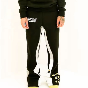 Survêtements d'impression bouffante pour hommes bas prix conception de logo personnalisé survêtements d'impression bouffants pour hommes léger confortable meilleur design - Product Image 2