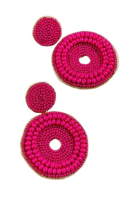 New Design Multi-Color Seed Bead Earrings Handmade Embroidered <b>Fashion</b> <b>Jewelry</b> for Women and Girls Inspired by India - Product Image 5