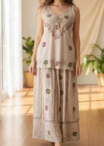 Robes de plage en tissu de rayonne personnalisées pour femmes Robe de soirée mi-longue à volants imprimée Boho Sexy col en V pour le printemps été - Product Image 2