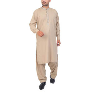 Nueva moda diseño de manga larga hombres Shalwar Kameez nueva llegada longitud Regular personalizado en blanco hombres Shalwar Kameez - Product Image 1