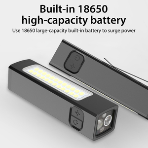 Phong cách mới cắm trại Torch Đỏ Ánh sáng ấm áp 18650 xách tay vuông EDC <span class=keywords><strong>Mini</strong></span> <span class=keywords><strong>Led</strong></span> đèn pin - Product Image 3