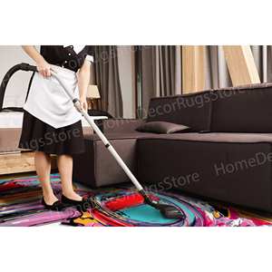 Alfombra Impresa con Pintura de Grafiti Abstracto, Alfombra Moderna y Colorida Antideslizante, Alfombra Delgada No Tejida - Product Image 3