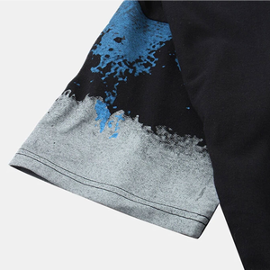 Venta al por mayor de alta calidad 220 gramos de tejido de punto camiseta para hombres sublimación personalizada 100% algodón transpirable Casual manga corta - Product Image 4