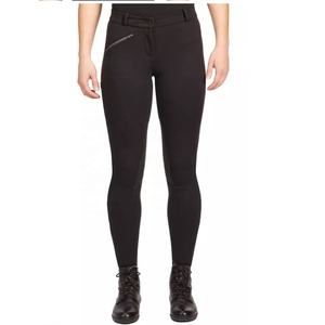 Pantalones de equitación personalizados Ropa ecuestre Ropa deportiva Pantalones Medias Venta al por mayor Pantalones de equitación de silicona elásticos de 4 vías - Product Image 6