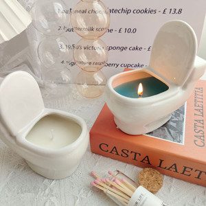 Wholesales INS <strong>Toilet</strong> Aroma Home Fragrance Funny <strong>Scented</strong> <strong>Candle</strong> for Holiday Cute Gift Home Decoration - Product Image 1
