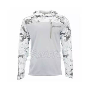 Sweat à capuche de pêche pour homme, bloc de couleur personnalisé, sweats à capuche sublimés élégants en tissu polyester 2025 - Product Image 1