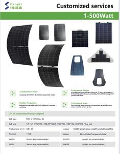 200W Flexibles Solarpanel, Tragbares Biegbares 20-Volt-Solarpanel 10BB Ultraleichtes Biegbares Monozellen-Solarpanel für Wohnmobile Camping Zuhause - Product Image 2