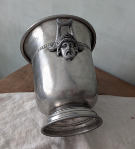 Enfriador de vino de Peltre y enfriador de cerveza Cubo de hielo con mango de aluminio fundido con forma elegante para cubo de champán y tinas de bebidas - Product Image 2